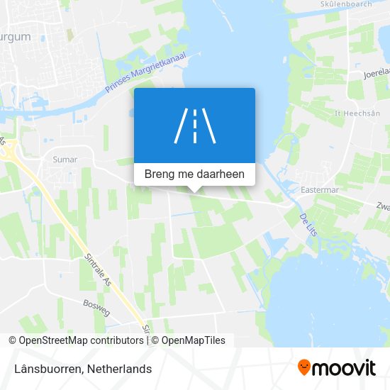 Lânsbuorren kaart