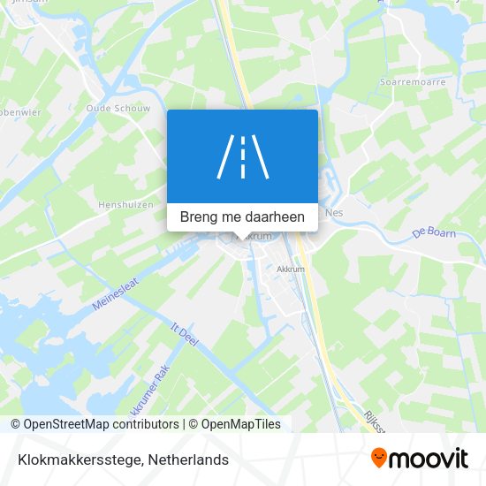Klokmakkersstege kaart