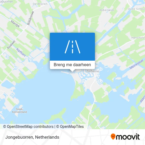 Jongebuorren kaart