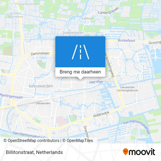 Billitonstraat kaart
