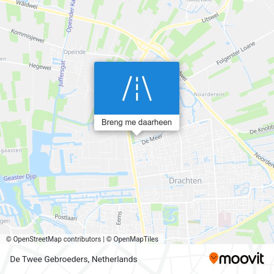 De Twee Gebroeders kaart