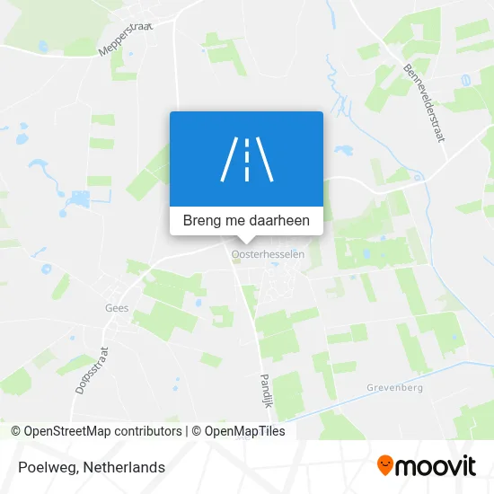Poelweg kaart