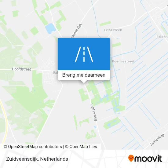 Zuidveensdijk kaart