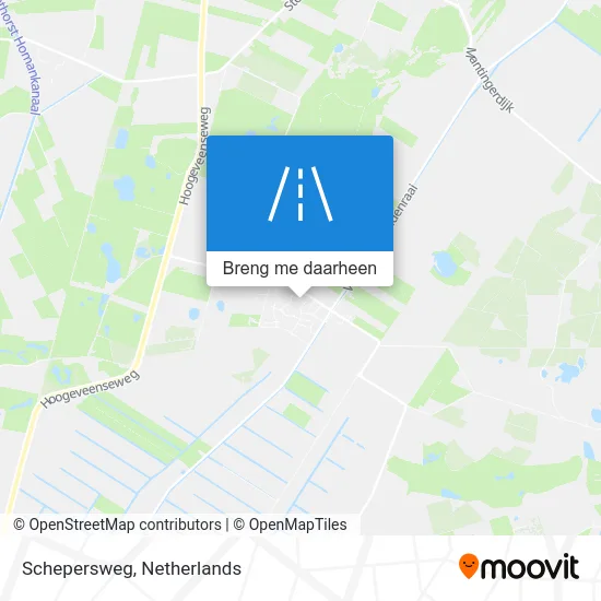 Schepersweg kaart