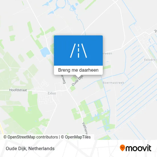Oude Dijk kaart