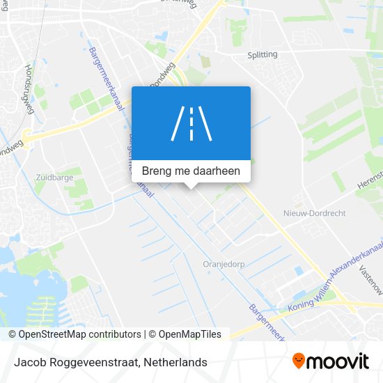 Jacob Roggeveenstraat kaart