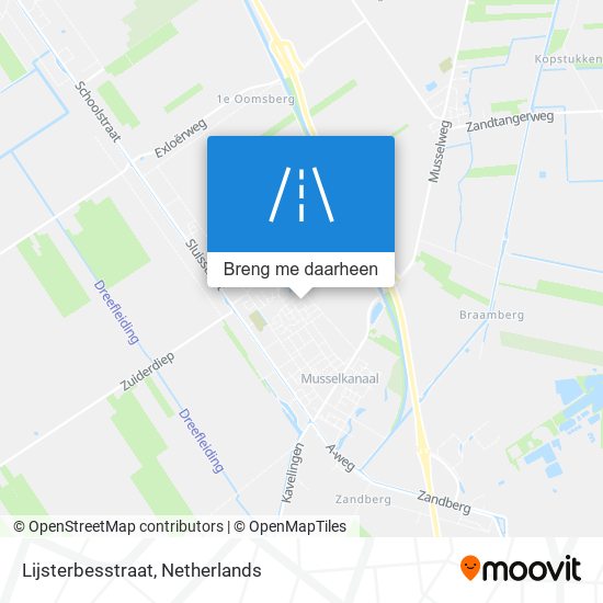 Lijsterbesstraat kaart