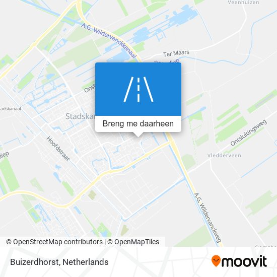 Buizerdhorst kaart