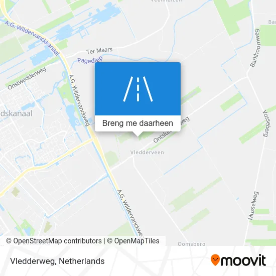 Vledderweg kaart