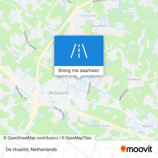 De Hoants kaart