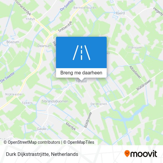 Durk Dijkstrastrjitte kaart