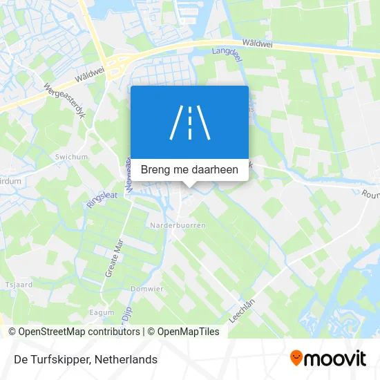 De Turfskipper kaart