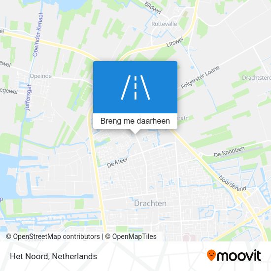 Het Noord kaart