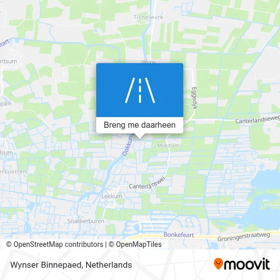 Wynser Binnepaed kaart