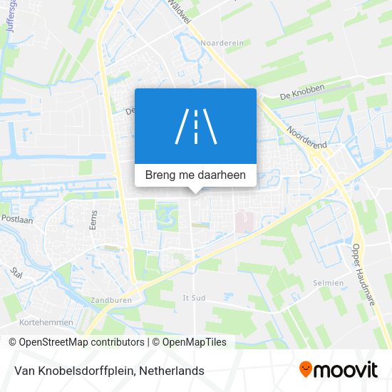 Van Knobelsdorffplein kaart