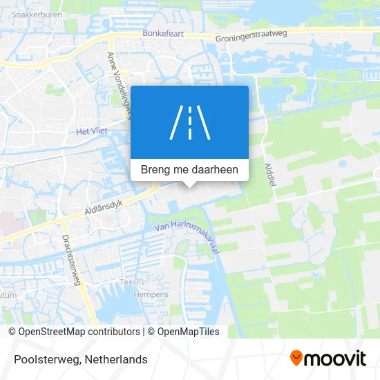 Poolsterweg kaart
