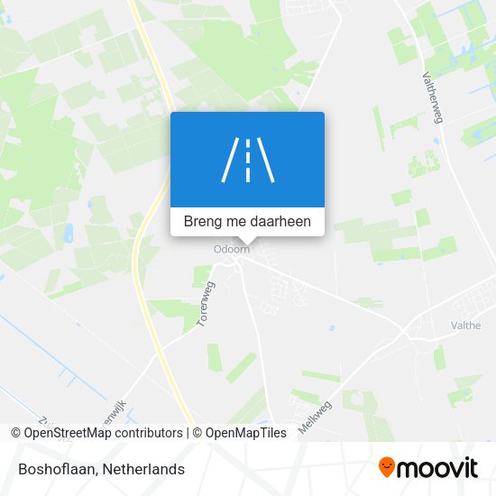Boshoflaan kaart