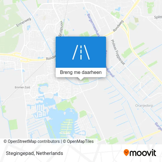 Stegingepad kaart