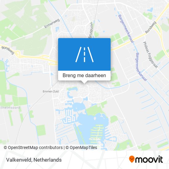 Valkenveld kaart