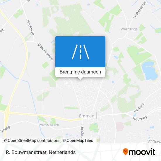 R. Bouwmanstraat kaart
