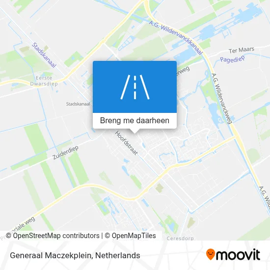 Generaal Maczekplein kaart