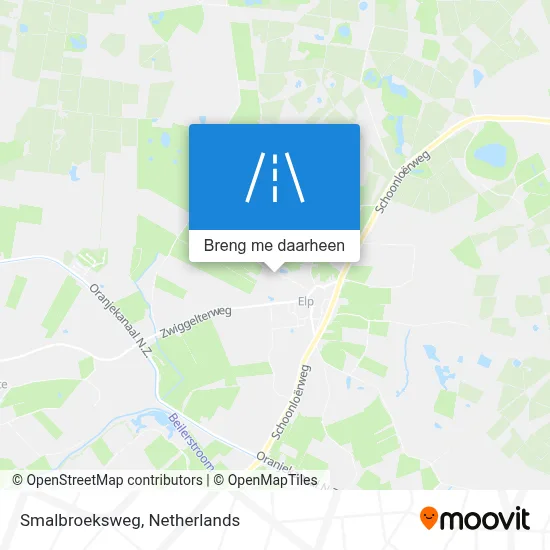 Smalbroeksweg kaart