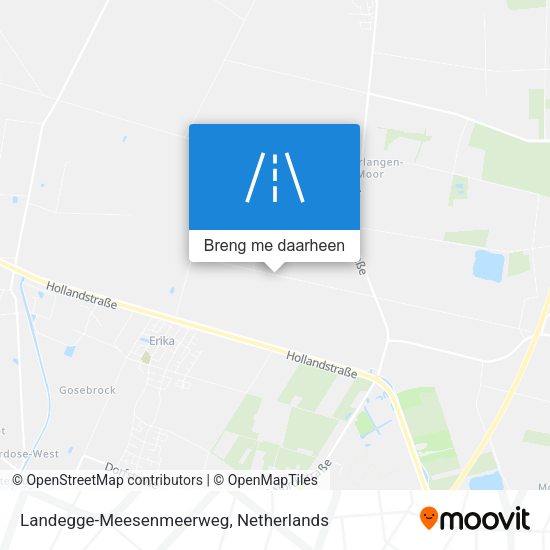 Landegge-Meesenmeerweg kaart