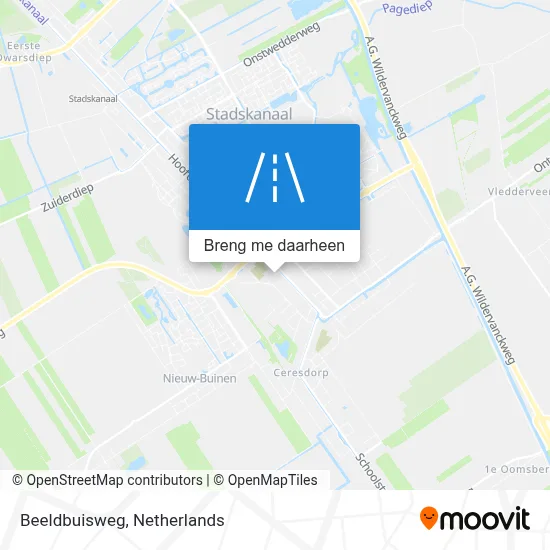 Beeldbuisweg kaart