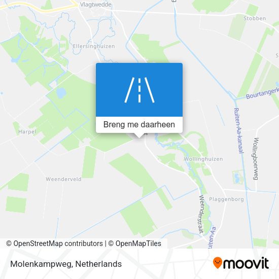 Molenkampweg kaart