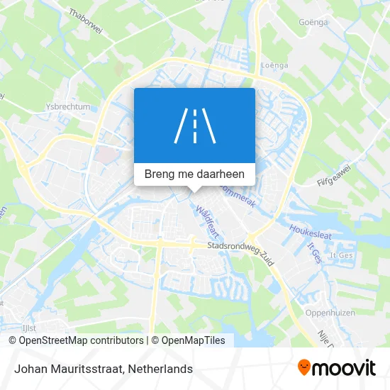 Johan Mauritsstraat kaart