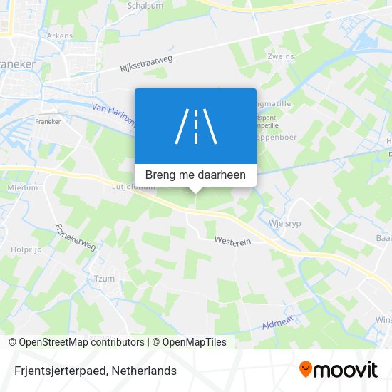 Frjentsjerterpaed kaart