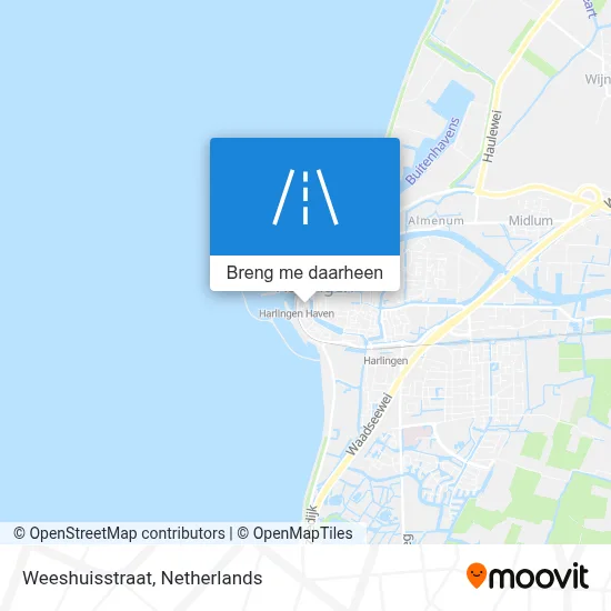 Weeshuisstraat kaart