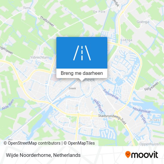 Wijde Noorderhorne kaart