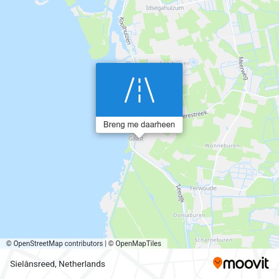 Sielânsreed kaart