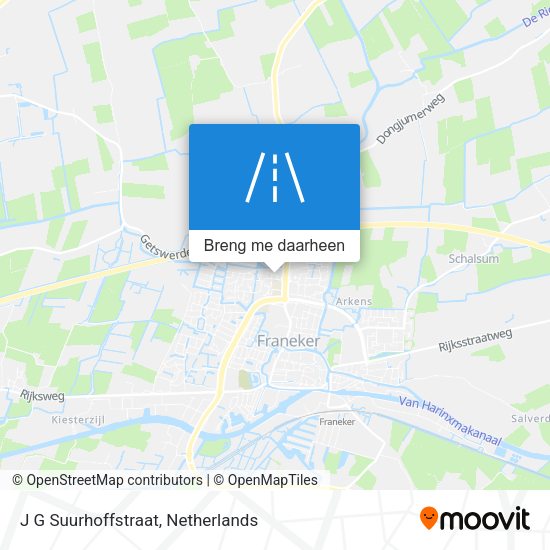J G Suurhoffstraat kaart