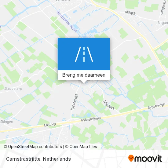 Camstrastrjitte kaart