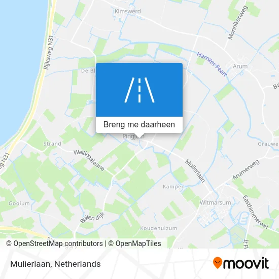 Mulierlaan kaart