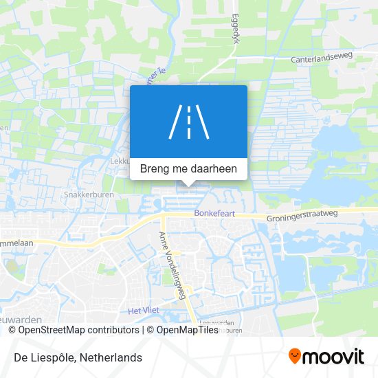 De Liespôle kaart