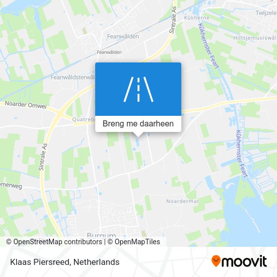 Klaas Piersreed kaart