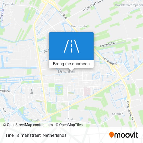 Tine Talmanstraat kaart