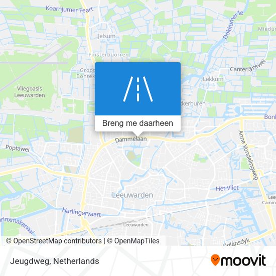 Jeugdweg kaart