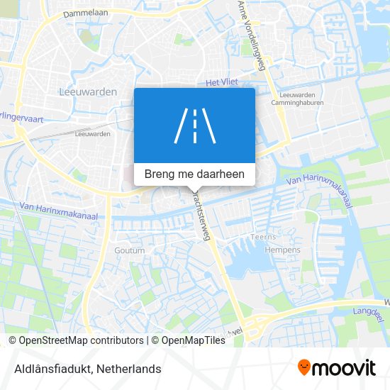 Aldlânsfiadukt kaart