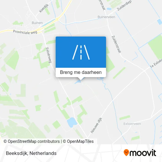 Beeksdijk kaart