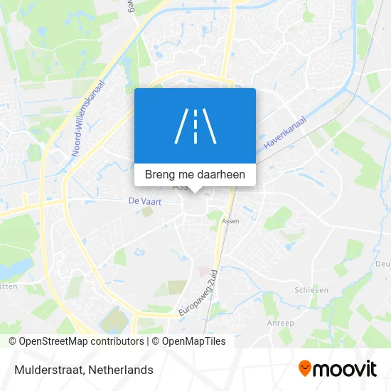 Mulderstraat kaart