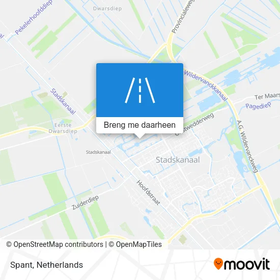 Spant kaart