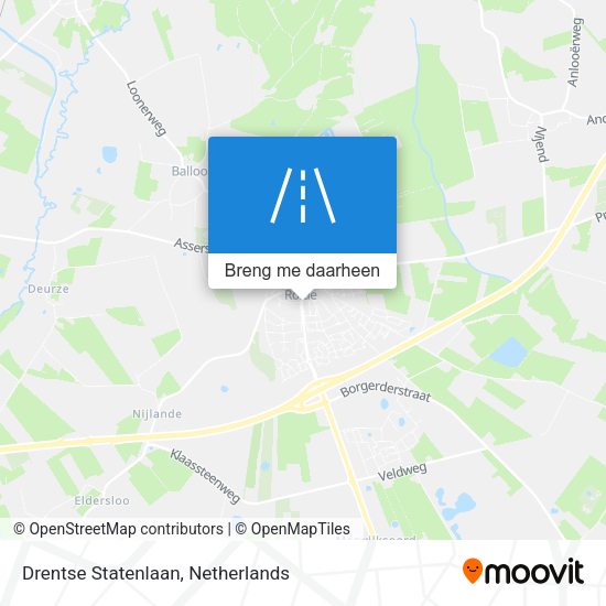 Drentse Statenlaan kaart