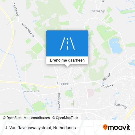 J. Van Ravenswaaystraat kaart