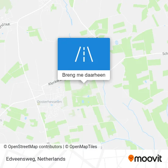 Edveensweg kaart