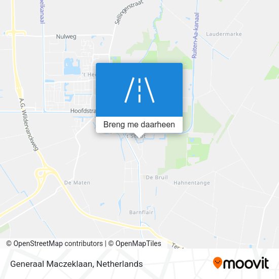 Generaal Maczeklaan kaart