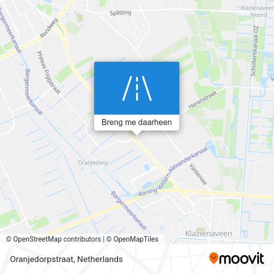 Oranjedorpstraat kaart